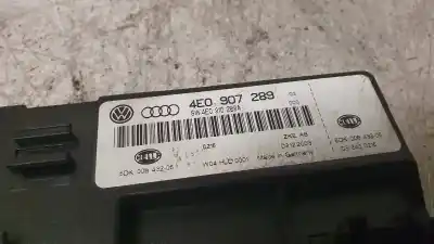 Автозапчастина б/у електронний модуль для audi a8 (4e2) 3.0 v6 30v cat (asn) посилання на oem iam 4e0907289  4e0910289a