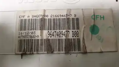 Second-hand car spare part multifunction display for citroen c2 x oem iam references 9647409477  