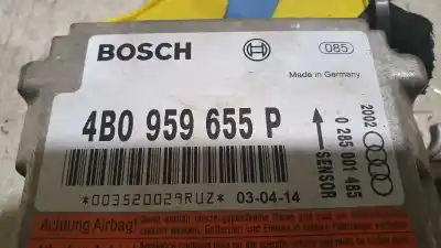 Second-hand car spare part airbag control unit for audi a6 avant (4b5) 2.5 v6 24v tdi oem iam references 4b0959655p  0285001485