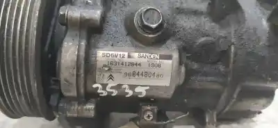 Second-hand car spare part air conditioning compressor for citroen nemo basis oem iam references 9684480480  