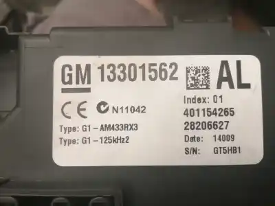 Pezzo di ricambio per auto di seconda mano scatola relè/fusibili per opel corsa d enjoy riferimenti oem iam 13301562  