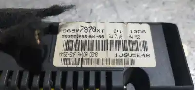 Peça sobressalente para automóvel em segunda mão display gps / multimídia por citroen c2 (jm_) 1.4 referências oem iam 96597970xt  50355029040400