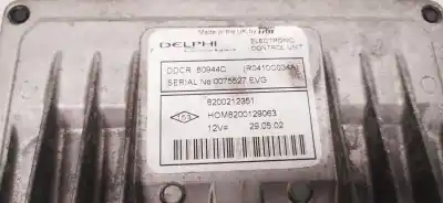 Автозапчастина б/у ебу контролер двигуна для renault clio ii fase ii (b/cb0) 1.5 dci diesel 65 cv / 48 kw посилання на oem iam 8200212351  