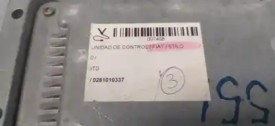 Pezzo di ricambio per auto di seconda mano centralina motore per fiat stilo multi wagon (192) 1.9 jtd 115 riferimenti oem iam 0281010337  