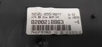 Second-hand car spare part dashboard for renault laguna ii (bg0) motor 1.9 ltr. - 88 kw dci diesel oem iam references 8200218863  