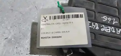 Second-hand car spare part ecu engine control for opel kadett e cabriolet / combo 1.6 oem iam references 90243734  5wk6204