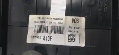 Peça sobressalente para automóvel em segunda mão quadrante por seat leon (1p1) reference referências oem iam 1p0920810f  
