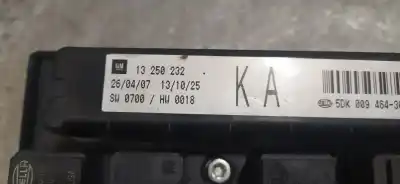 Second-hand car spare part fuse box unit for opel zafira b cosmo oem iam references 13250232  