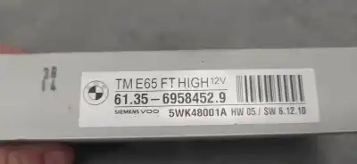 Second-hand car spare part electronic module for bmw serie 7 (e65/e66) 4.0 740d oem iam references 613569584529  