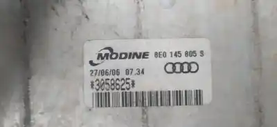 Peça sobressalente para automóvel em segunda mão intercooler por audi a4 berlina (8e) 2.0 tdi referências oem iam 8e0145805s  