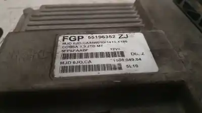 Pezzo di ricambio per auto di seconda mano centralina motore per opel corsa c silverline base riferimenti oem iam 55196352zj  160004904