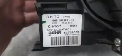 Peça sobressalente para automóvel em segunda mão comando de sofagem (chauffage / ar condicionado)  por smart coupe 1.0 cat referências oem iam a4518202297v001 e2759003 5hb00918710