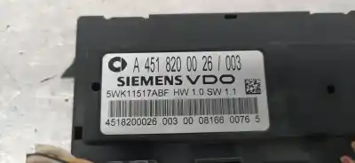 Peça sobressalente para automóvel em segunda mão módulo eletrônico por smart coupe 1.0 cat referências oem iam a4518200026003  5wk11517abf