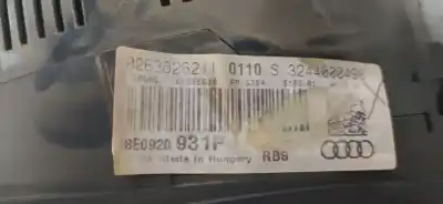 Peça sobressalente para automóvel em segunda mão quadrante por audi a4 berlina (8e) 2.0 tdi referências oem iam 8e0920931p  0263626211