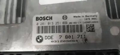Peça sobressalente para automóvel em segunda mão centralina de motor uce por bmw serie 1 berlina (e81/e87) 2.0 16v diesel referências oem iam 7801711  0281013251