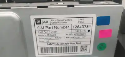 Peça sobressalente para automóvel em segunda mão display gps / multimídia por opel meriva b enjoy referências oem iam 12843784  14799419