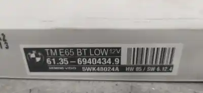 Pezzo di ricambio per auto di seconda mano modulo elettronico per bmw serie 7 (e65/e66) 730d riferimenti oem iam 613569404349  