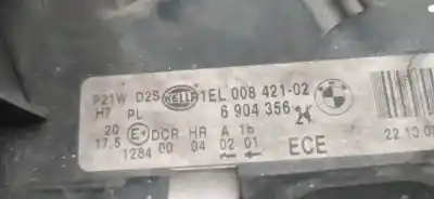 Second-hand car spare part right headlight for bmw serie 7 (e65/e66) 730d oem iam references 6904356  6907488