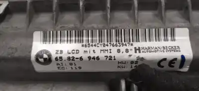 Peça sobressalente para automóvel em segunda mão display gps / multimídia por bmw serie 7 (e65/e66) 730d referências oem iam 65826946721  