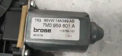 Second-hand car spare part left front window motor for ford galaxy (vx) 1.9 tdi cat oem iam references 7m0959801a  