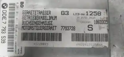 Second-hand car spare part ecu engine control for bmw serie 3 compact (e46) 2.0 diesel cat oem iam references 7793539  0281011411