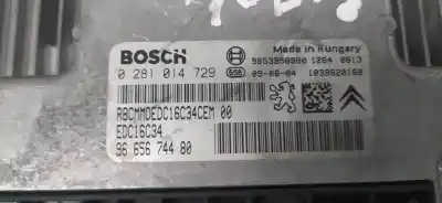 Автозапчасти б/у блок управления двигателем за citroen c4 picasso 1.6 16v hdi fap ссылки oem iam 0281014729  9665674480 Автозапчасти б/у блок управления двигателем за citroen c4 picasso 1.6 16v hdi fap ссылки oem iam 0281014729  9665674480