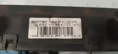 Peça sobressalente para automóvel em segunda mão comando de sofagem (chauffage / ar condicionado) por citroen c3 1.4 premier referências oem iam 96377775xt  