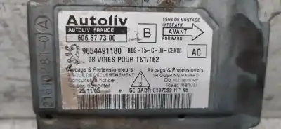 Tweedehands auto-onderdeel airbag besturingseenheid voor peugeot 307 (s1) 1.6 hdi oem iam-referenties 9654491180  606877300