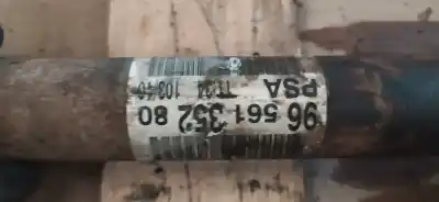 Peça sobressalente para automóvel em segunda mão transmissão dianteira esquerda por peugeot 308 1.6 16v referências oem iam 9656135280  