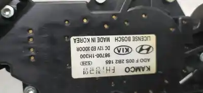 Second-hand car spare part rear windshield wiper motor for kia cee´d 1.6 crdi cat oem iam references 987001h300  f00s2b2185