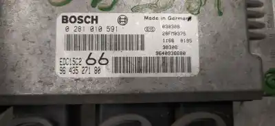 Pezzo di ricambio per auto di seconda mano centralina motore per citroen jumpy 2.0 hdi cat (rhx / dw10bted) riferimenti oem iam 9643527180  0281010591