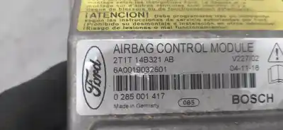 Pezzo di ricambio per auto di seconda mano centralina airbag per ford tourneo connect (tc7) 1.8 tdci cat riferimenti oem iam 2t1t14b321ab  