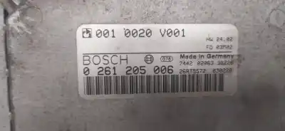 Second-hand car spare part ecu engine control for smart city-coupe 0.6 creamstyle [0.6 ltr. - 45 kw turbo cat] oem iam references 0010020v001  0261205006