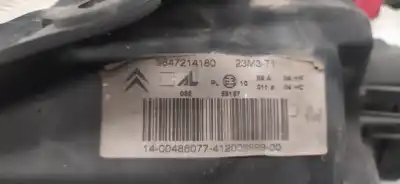 Second-hand car spare part right headlight for citroen c3 1.4 premier oem iam references 9647214180  