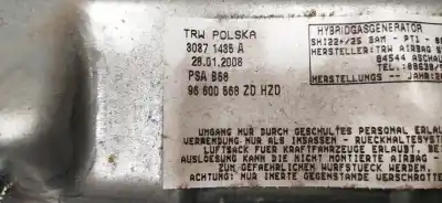 Pezzo di ricambio per auto di seconda mano air bag anteriore destro per citroen c4 picasso 1.6 16v hdi fap riferimenti oem iam 96600568zd  