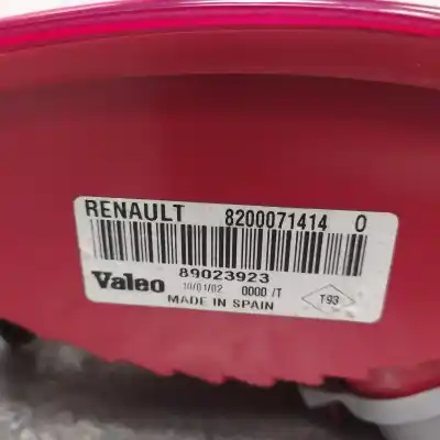 Pezzo di ricambio per auto di seconda mano luci posteriori destra per renault clio ii fase ii (b/cb0) authentique riferimenti oem iam 8200071414  89023923