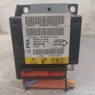 Pezzo di ricambio per auto di seconda mano centralina airbag per citroen c3 1.1 furio riferimenti oem iam 9663357480  5ekb6e0174002c