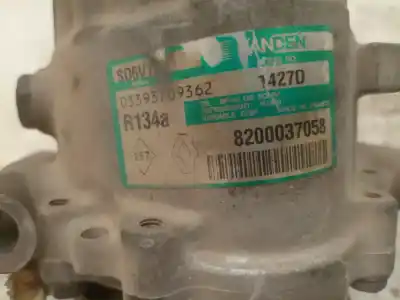 Second-hand car spare part air conditioning compressor for renault clio ii fase ii (b/cb0) authentique oem iam references 8200037058  1427d