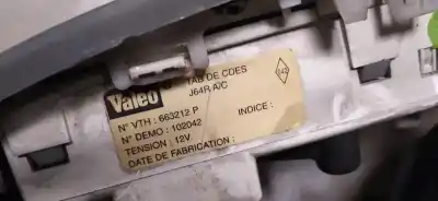 Pezzo di ricambio per auto di seconda mano controllo riscaldamento / aria condizionata per renault scenic (ja..) motor 1.9 ltr. - 72 kw dti diesel cat riferimenti oem iam 663212p  