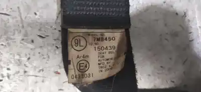 Second-hand car spare part rear left seat belt for toyota yaris (ksp9/scp9/nlp9) 1.4 turbodiesel cat oem iam references 7m8450  150439