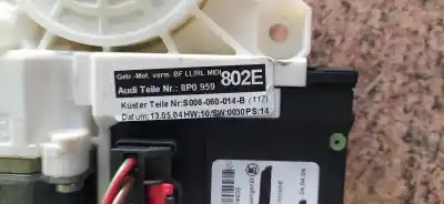 Pezzo di ricambio per auto di seconda mano motore alzacristalli anteriore destro per audi a3 (8p) 2.0 fsi ambiente riferimenti oem iam 8p0959802e  
