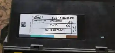 Peça sobressalente para automóvel em segunda mão módulo electrónico do fecho central por ford kuga (cbv) titanium referências oem iam 8m5t19g481bd  