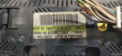 Second-hand car spare part climate control for ford focus lim. (cb4) titanium oem iam references 7m5t18c612ce  w9na22863