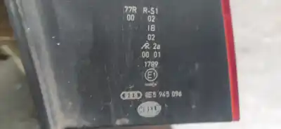 Peça sobressalente para automóvel em segunda mão farolim traseiro direito por audi a4 berlina (8e) 2.0 tfsi (147kw) referências oem iam 8e5945096  