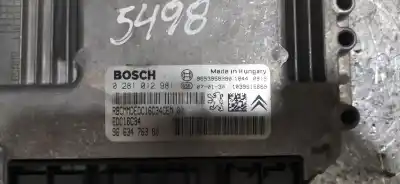 Second-hand car spare part ecu engine control for citroen c4 picasso 9hz oem iam references 0281012981  