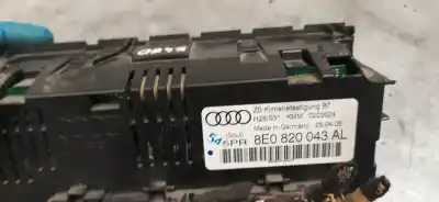 Peça sobressalente para automóvel em segunda mão comando de sofagem (chauffage / ar condicionado) por audi a4 berlina (8e) 2.0 tfsi (147kw) referências oem iam 8e0820043al  