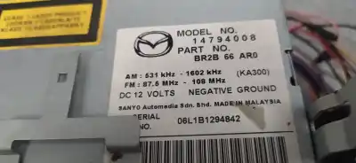 Second-hand car spare part audio system / radio cd for mazda 3 berlina (bk) 1.6 cd diesel cat oem iam references 14794008  