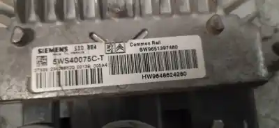 Pezzo di ricambio per auto di seconda mano centralina motore per citroen c2 c2 riferimenti oem iam 9648624280  5ws40075ct
