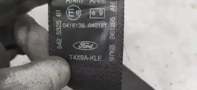Автозапчастина б/у передній лівий ремін безпеки для ford ka (ccq) 1.3 cat посилання на oem iam 97kb61295ah  