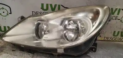 Second-hand car spare part left headlight for opel corsa d s-d pd11 oem iam references   89313290